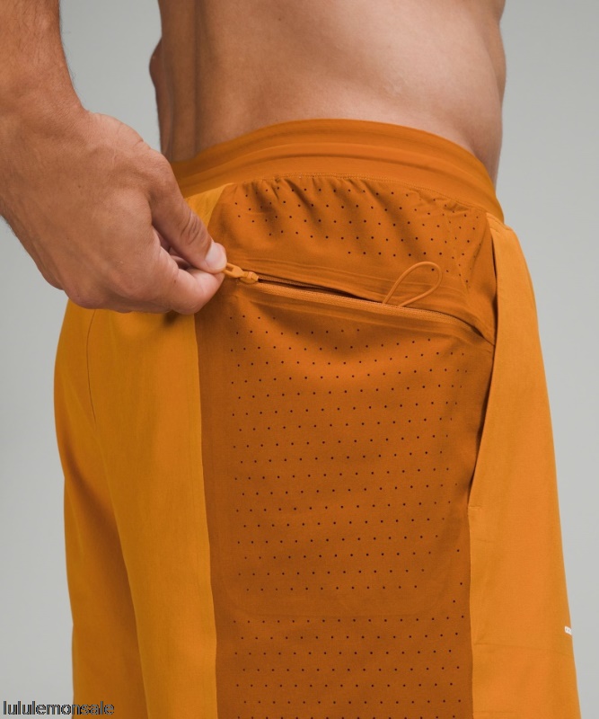Lululemon Deutschland DELULU964 | Lululemon Deutschland Autumn Orange Active Badehose Nur Online